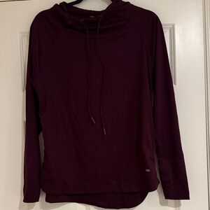 Women's Long Sleeve Burgundy Top